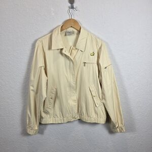 90’s The Masters Bobby Jones Golf Silk Windbreaker Pullover Jacket Women’s Sz M